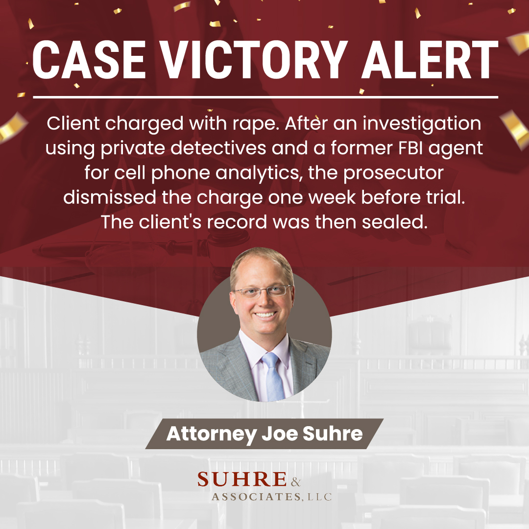 Case victory Joe Suhre